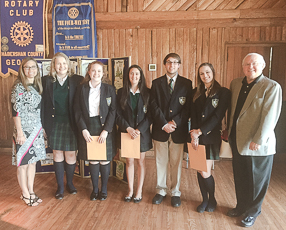 Rotary awards scholarships to TFS seniors